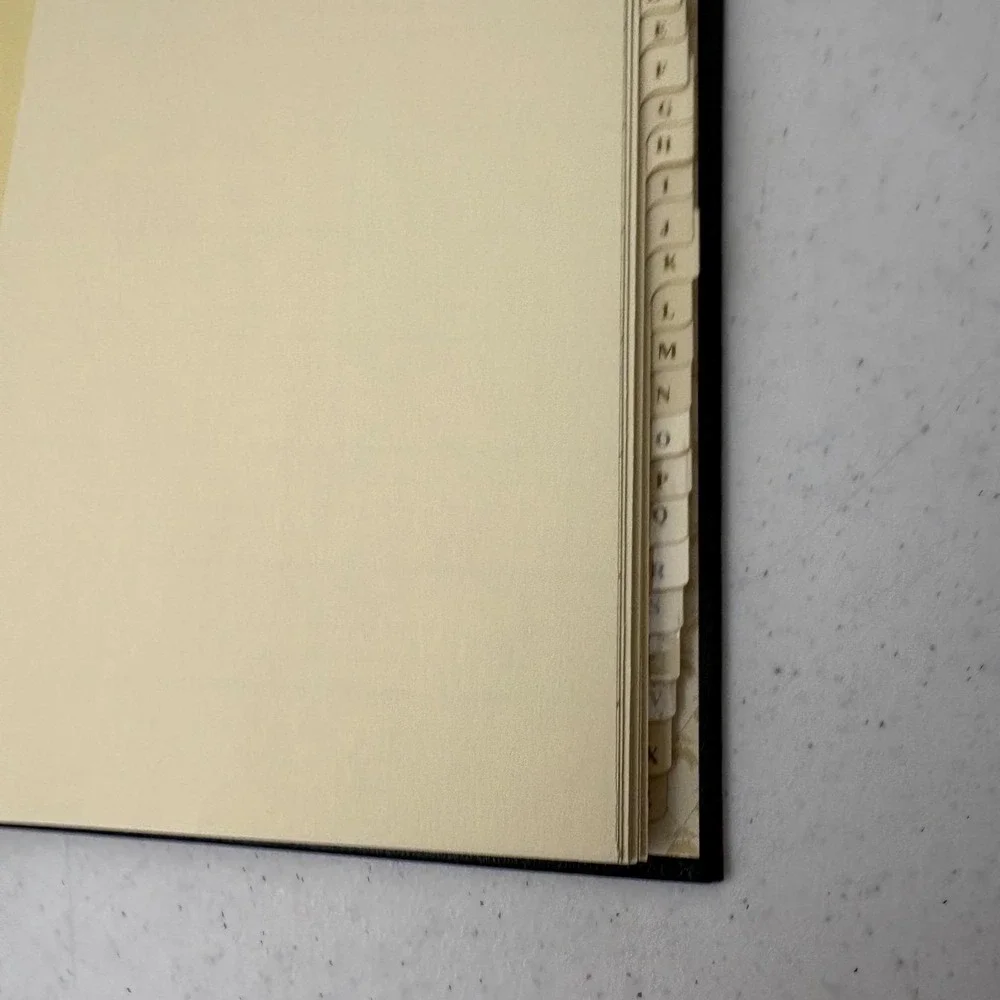 Brooks Brothers Telephone Directory Address Book Vintage Green Gold Gift Box